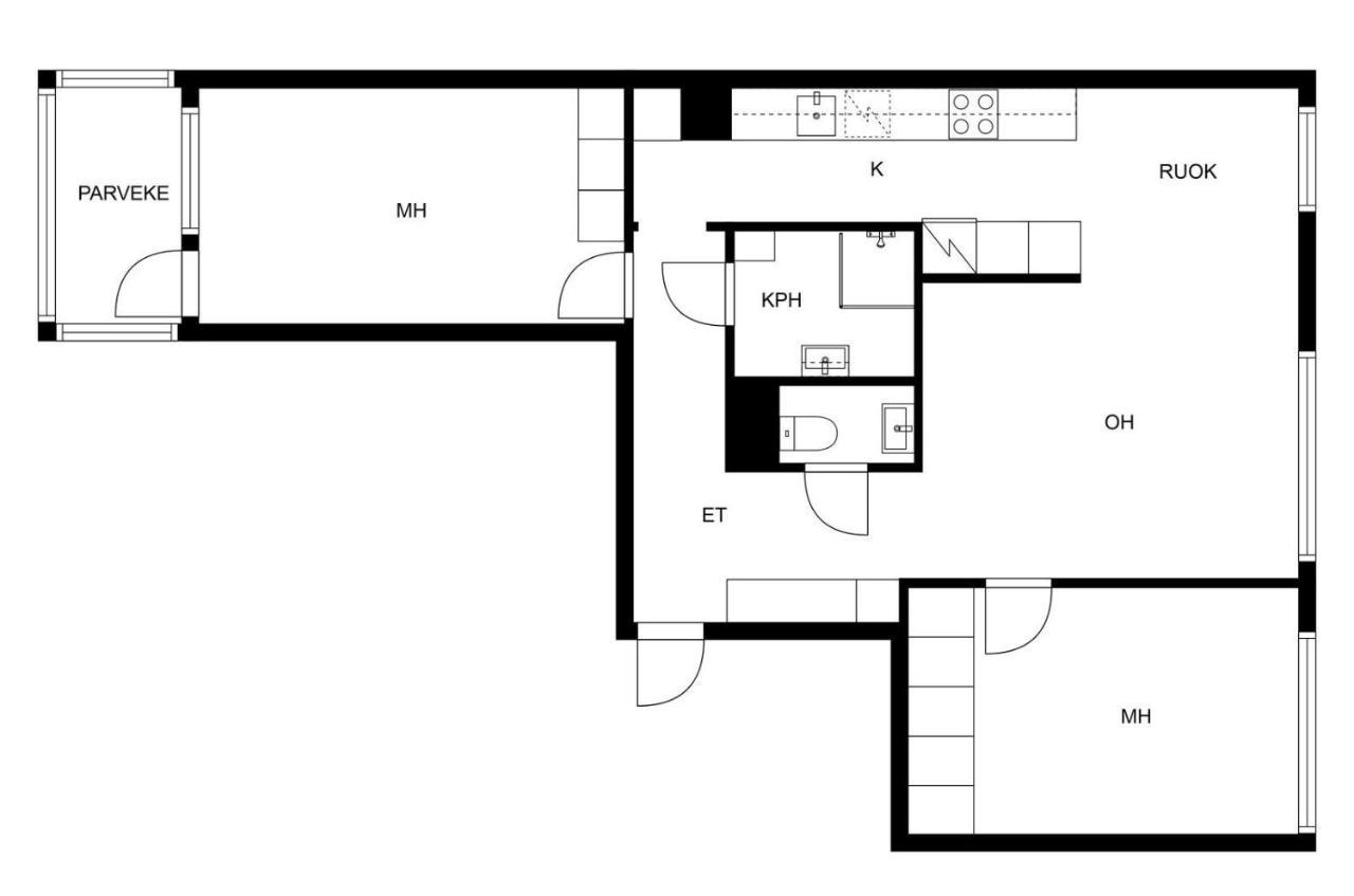 2Ndhomes City Center 2Br Kaisaniemi Park Apartment With Balcony Helsinki Exterior photo